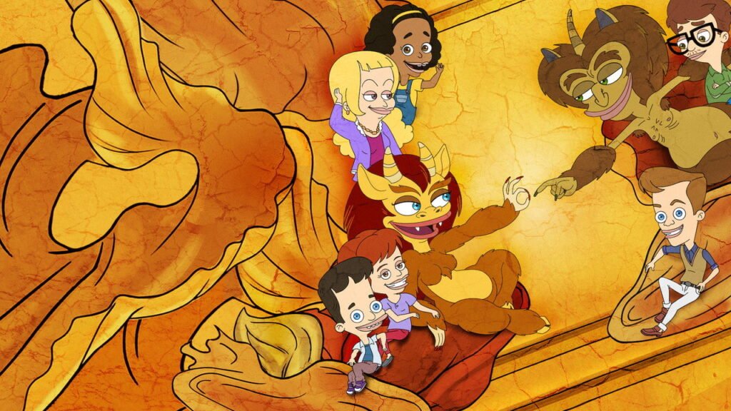 Big Mouth backdrop